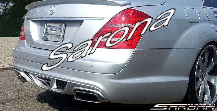 Custom Mercedes S Class Rear Bumper  Sedan (2007 - 2013) - $690.00 (Part #MB-029-RB)